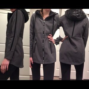 New Michael Kors Zippered & Hooded Jacket